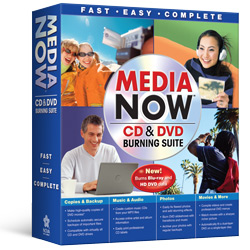 MediaNow&reg; CD & DVD Burning Suite